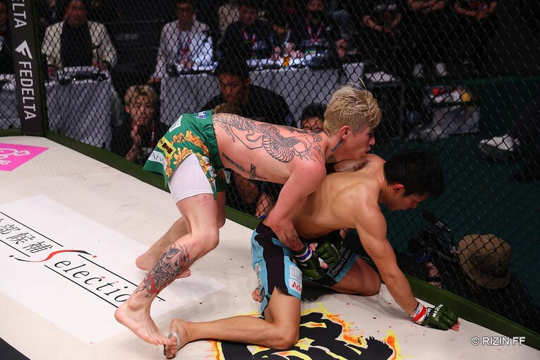 『RIZIN LANDMARK 5』斎藤裕vs平本蓮　©RIZIN FF
