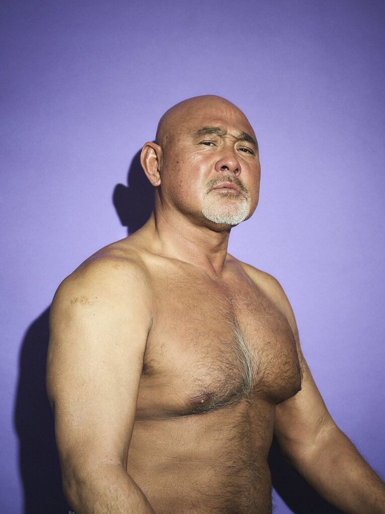 武藤敬司、60 歳の肉体（2023年撮影）©︎Yuki Suenaga