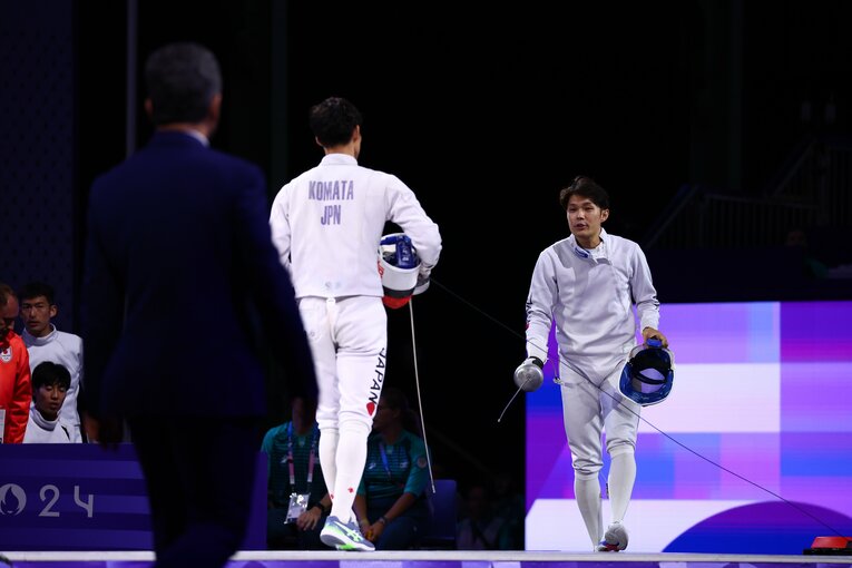 古俣聖に声をかける山田優　©Ryosuke Menju/JMPA