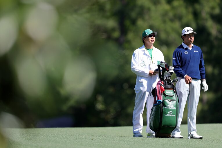 ゴルフのように状況に応じてバットを選択する時代もくる？（写真は4年ぶりマスターズ制覇に向けて練習する松山英樹）©︎Getty Images