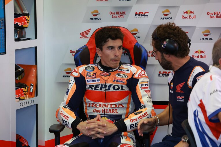 9月6〜7日にイタリア・ミサノで行われた公式テストのマルケス　photograph by Satoshi Endo