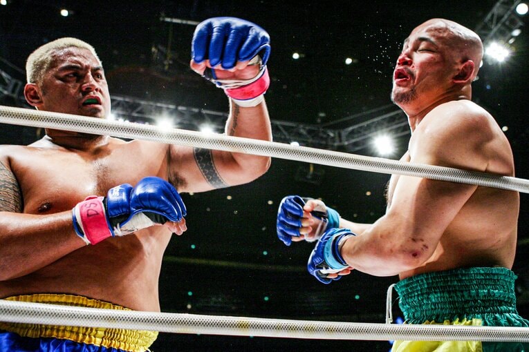 マーク・ハントvs.西島洋介　©Susumu Nagao