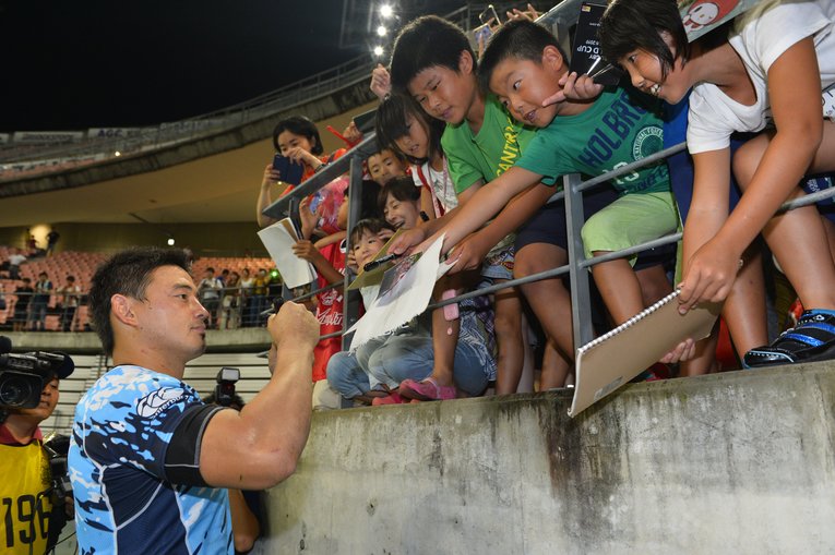トップリーグ復帰を果たした2017年8月のトヨタ戦　©︎Takashi Shimizu