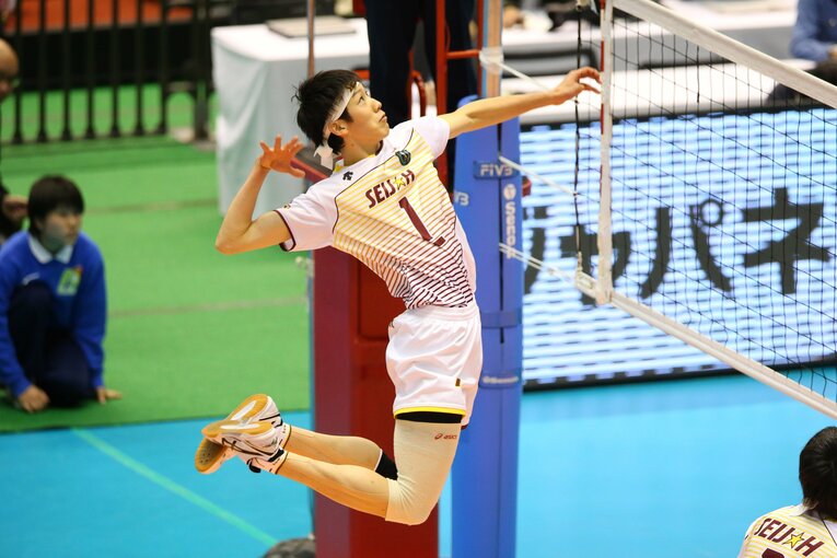 星城高時代の石川祐希　©︎AFLO SPORT