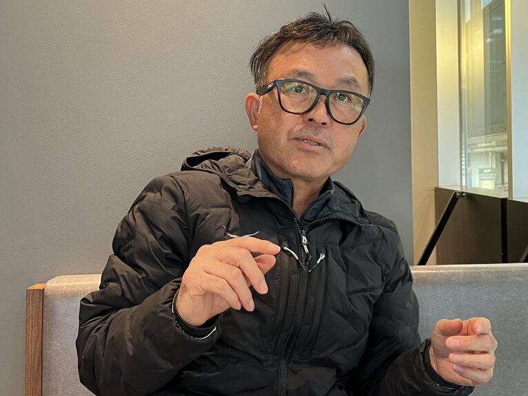 現在はマラソン解説でもおなじみの金さん　©Takeshi Shimizu