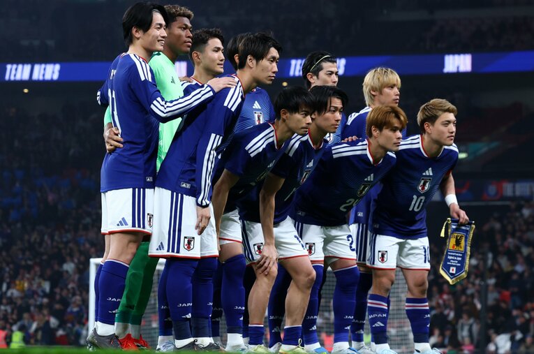 イングランド戦の日本代表スターティングイレブン。ブラジル人記者が採点した ／ photograph by JFA/AFLO