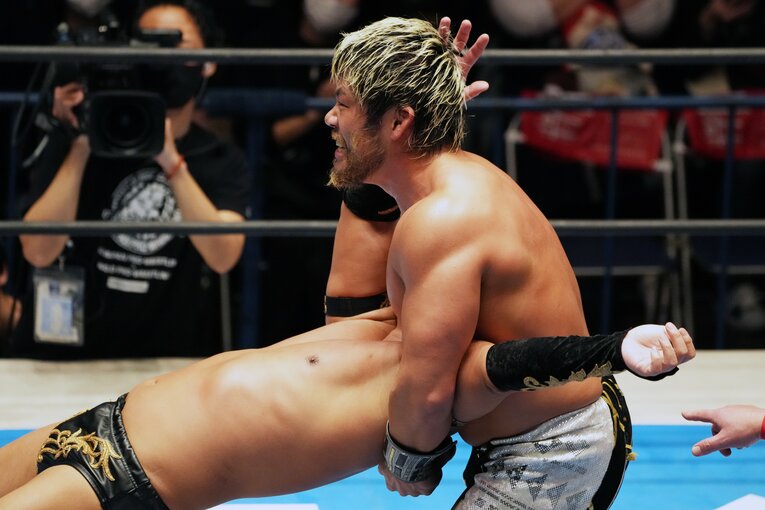 『NEW JAPAN CUP』のタイチ戦　©Essei Hara