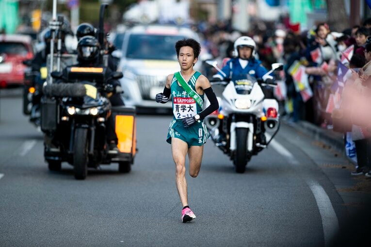 前回大会4区で区間新記録を打ち立てた青学大・吉田祐也