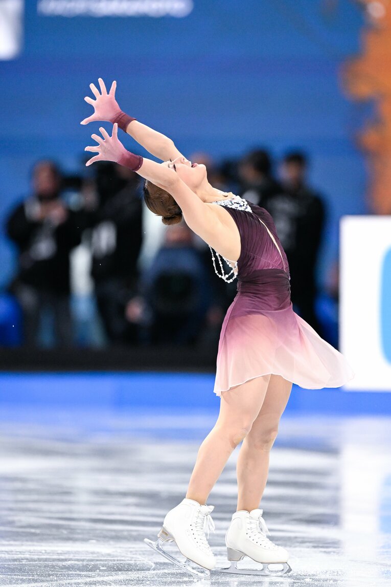 SPから立て直し、安定した演技を見せたフリー【スワイプするとそのほかの写真もご覧になれます】　©Asami Enomoto