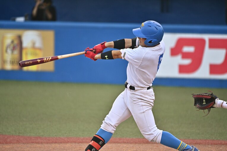 異色の経歴からプロ入りを目指す東大・阿久津　©Hideki Sugiyama