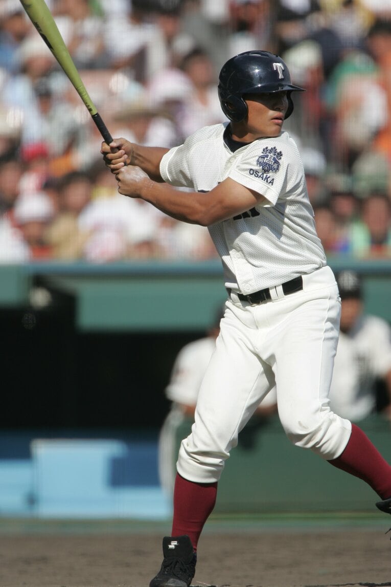 大阪桐蔭時代の平田良介　©BUNGEISHUNJU