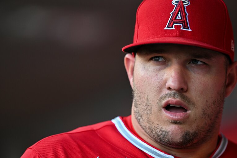 エンゼルスのマイク・トラウト ©Nanae Suzuki