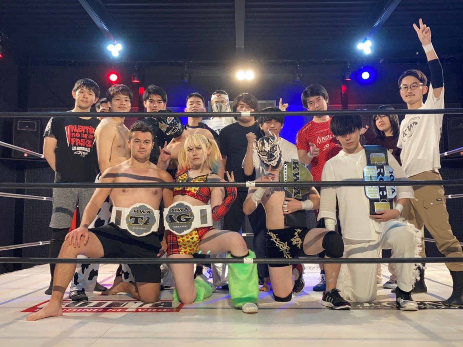 2021年7月、KWAのメンバーと　©本人提供