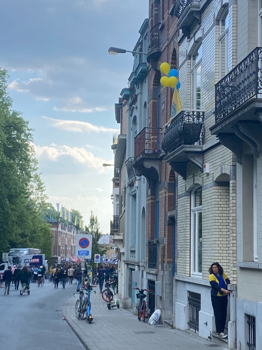 サン・ジルはブリュッセル首都圏地域の街だ　©Atsushi Iio