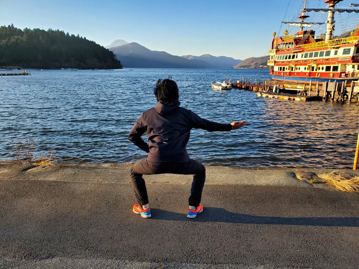 雲龍型の土俵入りで喜びを表現　©Number Web