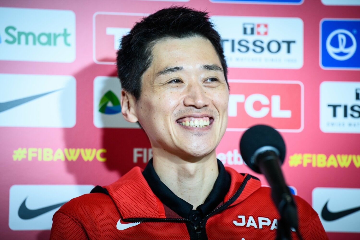 バスケットボール女子日本代表・恩塚亨HC　©︎FIBA