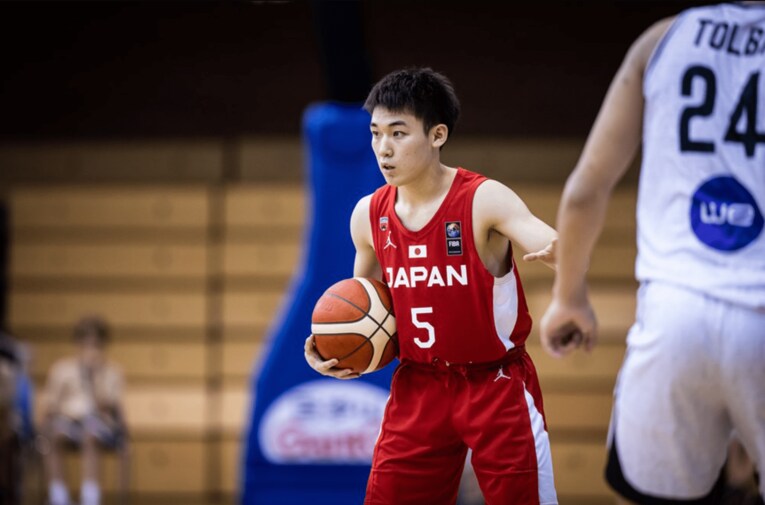 U19W杯／PG岡田大河（Zentro Basket Madrid）©︎nextgenhoops