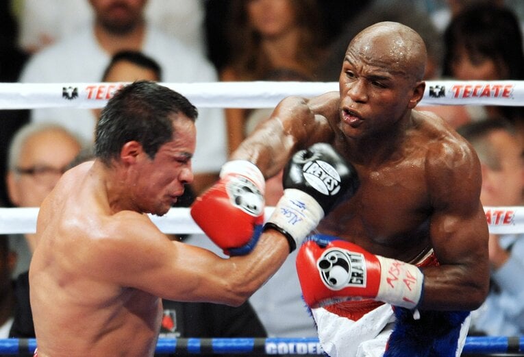 2009年9月、パッキャオと死闘を繰り広げたファン・マヌエル・マルケスに勝利　©Naoki Fukuda