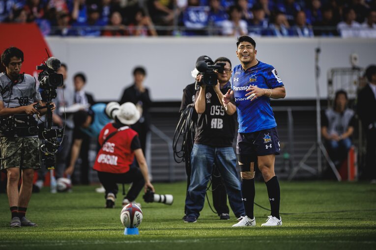 松田力也　（埼玉パナソニックワイルドナイツ）©︎Kiichi Matsumoto