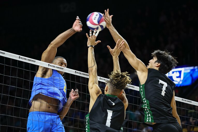 ハワイ大学時代の渡邉晃瑠（2023年）　©︎Getty Images