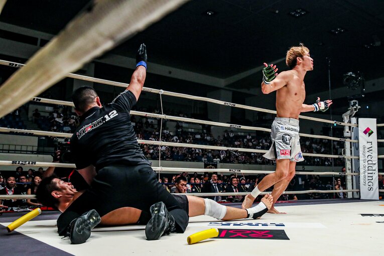 RIZINデビュー戦を鮮烈なKO勝利で飾った　©RIZIN FF Susumu Nagao