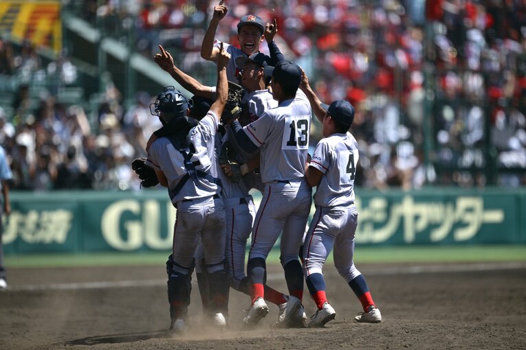 タイブレークに及んだ伝説的決勝…試合後の美しき写真　©Hideki Sugiyama