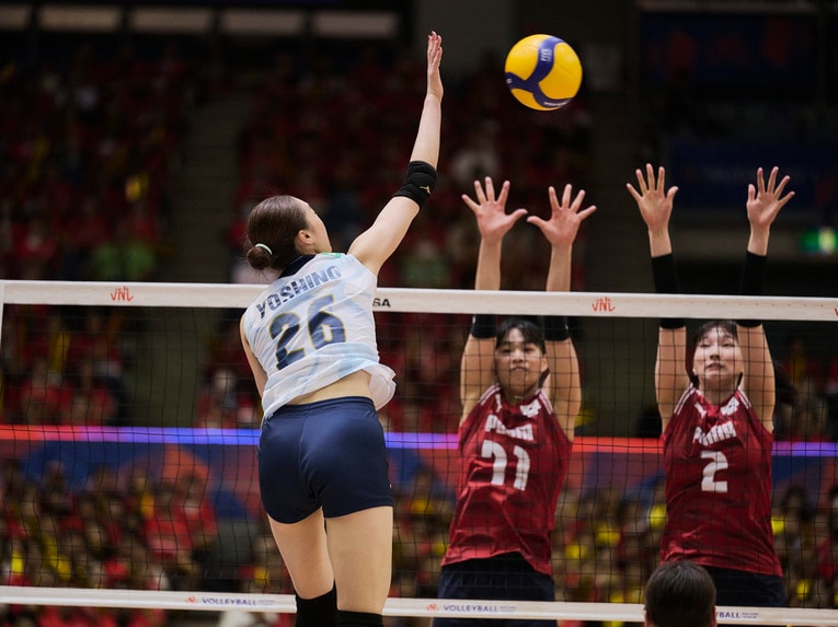 バレーボールネーションズリーグ 韓国戦　©︎Yuki Suenaga