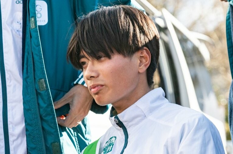 2025年の箱根駅伝5区で区間新記録をマークした青学大の若林宏樹。2月2日の別府大分毎日マラソンを最後に競技生活を終えることを明かしている ／ photograph by Nanae Suzuki
