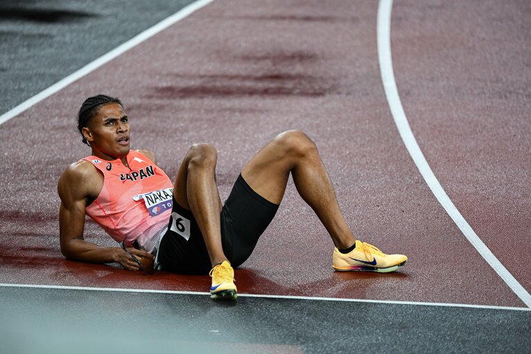 日本人として34年ぶりの決勝進出となった中島　©Nanae Suzuki