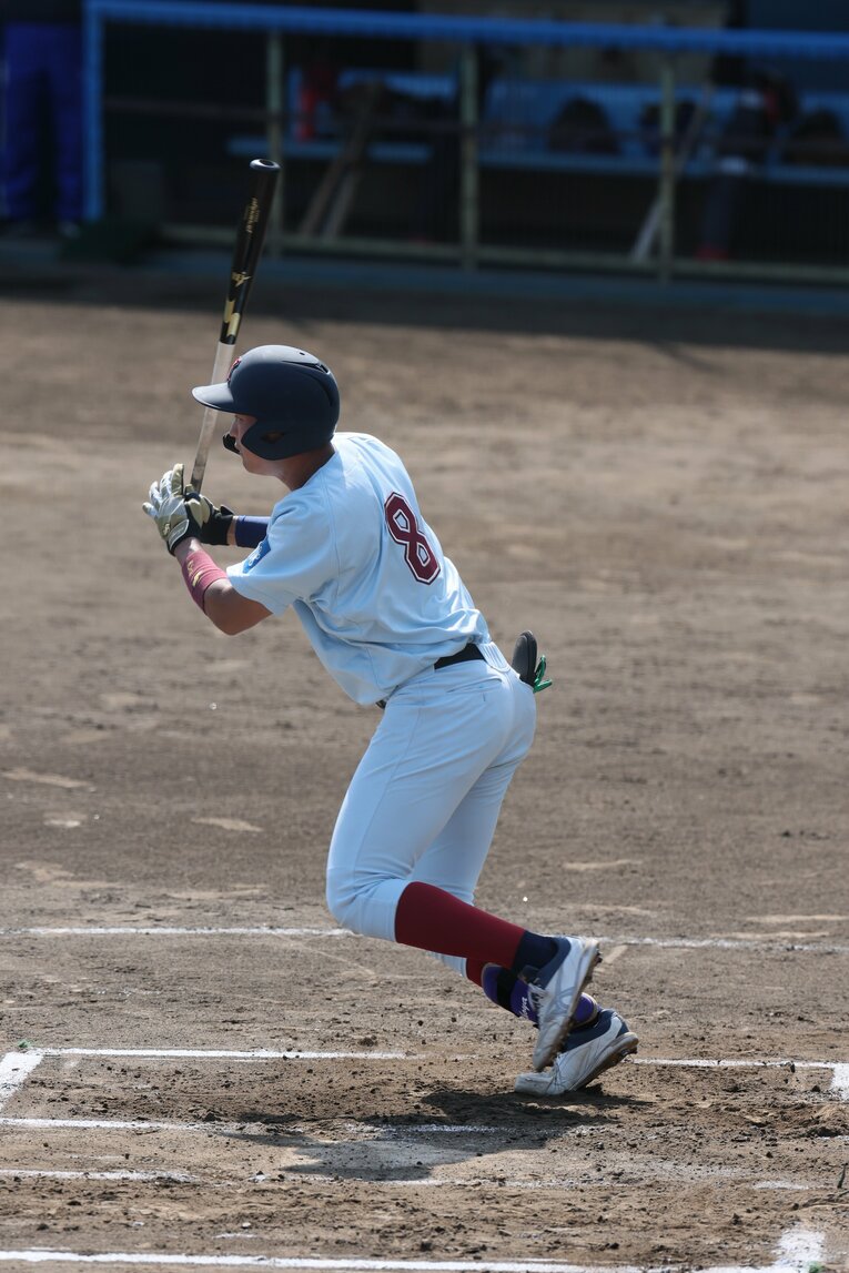 楽天から7位指名を受けた近畿大の阪上翔也　©Shigeki Yamamoto