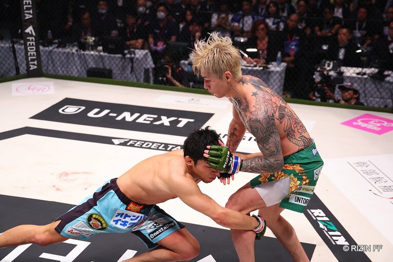 『RIZIN LANDMARK 5』斎藤裕vs平本蓮　©RIZIN FF