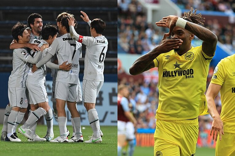 アビスパ福岡とブレントフォード。J1とプレミア昇格組というくらいの共通点と思いきや、調べてみると興味深いデータは数多く… ／ photograph by Getty Images