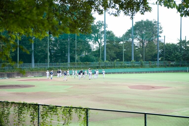 東大野球部グラウンド　©Sports Graphic Number