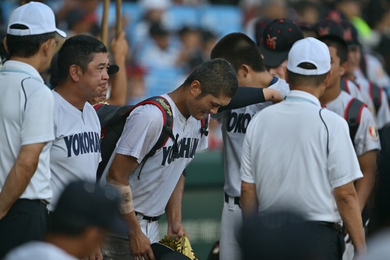 【名シーン】甲子園名試合…横浜vs県岐阜商の現地カット　©Hideki Sugiyama