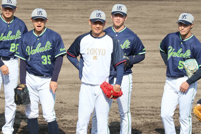 キャンプでの奥川　©Fumi Sawai