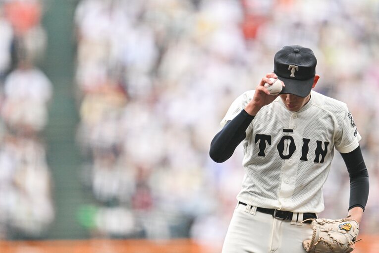 2年前の夏の甲子園ではエースナンバーを背負ってチームを率いた　©Nanae Suzuki