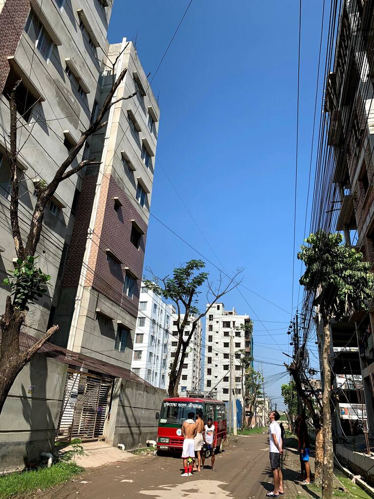 バングラデシュの街並（本人提供）