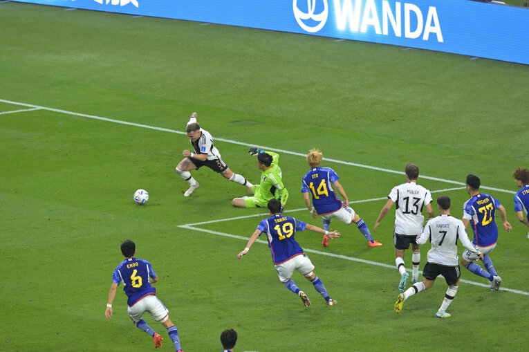 ドイツ戦　©Koki Nagahama／JMPA