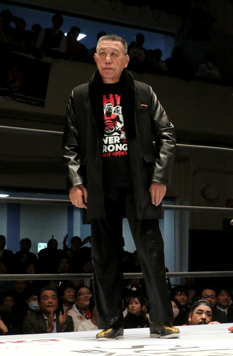 かつてクマとも対戦経験のあるグレート小鹿　©AFLO