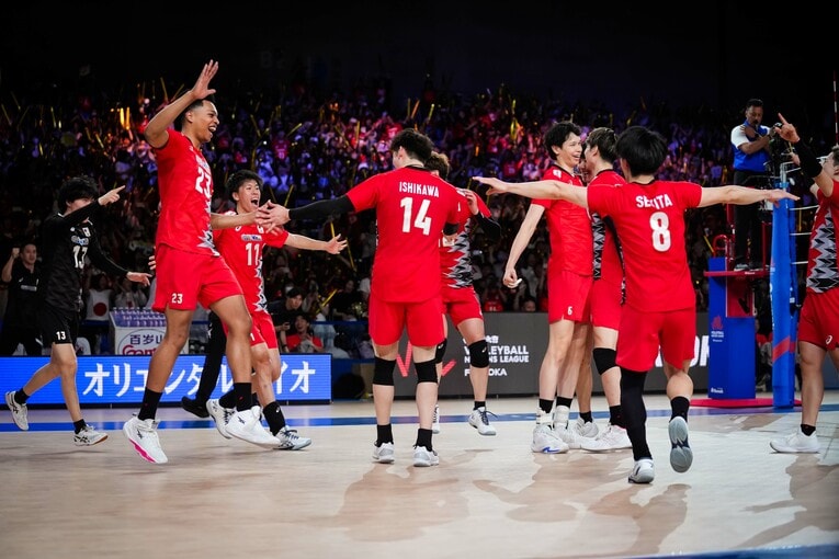 VNLドイツ戦　©︎Volleyball World