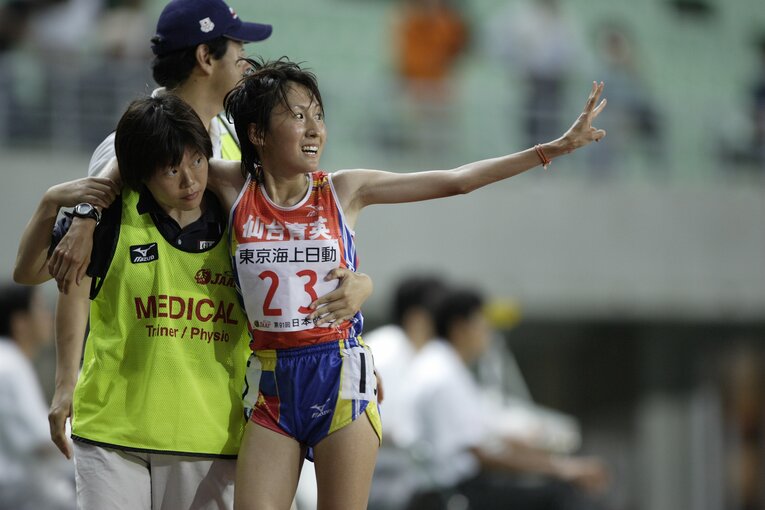 ほとんど競技経験のなかった1万mで2007年の日本選手権に初出場すると、3位に食い込んだ　©BUNGEISHUNJU