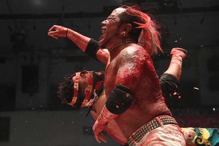 ビオレント・ジャックvs葛西純のデスマッチ