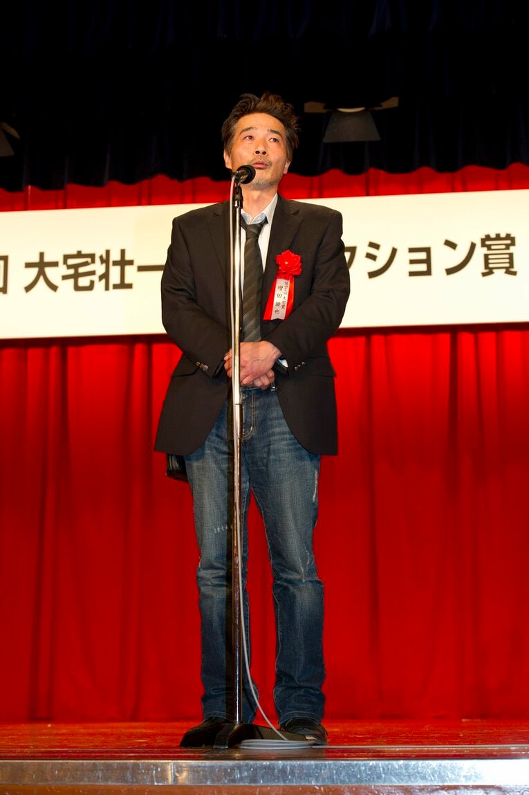 2012年、『木村政彦はなぜ力道山を殺さなかったのか』で第43回大宅壮一ノンフィクション賞を受賞した増田俊也　©Nanae Suzuki