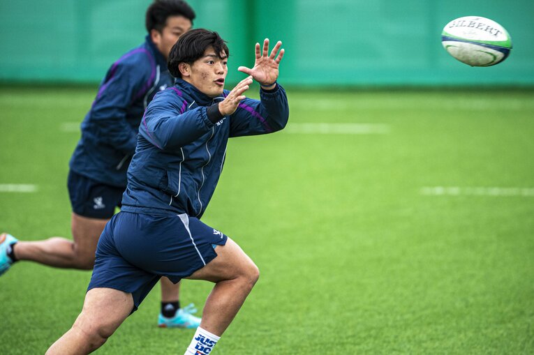 明治大ラグビー部キャプテン・廣瀬雄也（2023年）　©︎Takuya Sugiyama