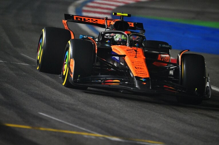 ラスベガスGPでまさかの失格となったノリスとマクラーレン ／ photograph by McLaren Racing