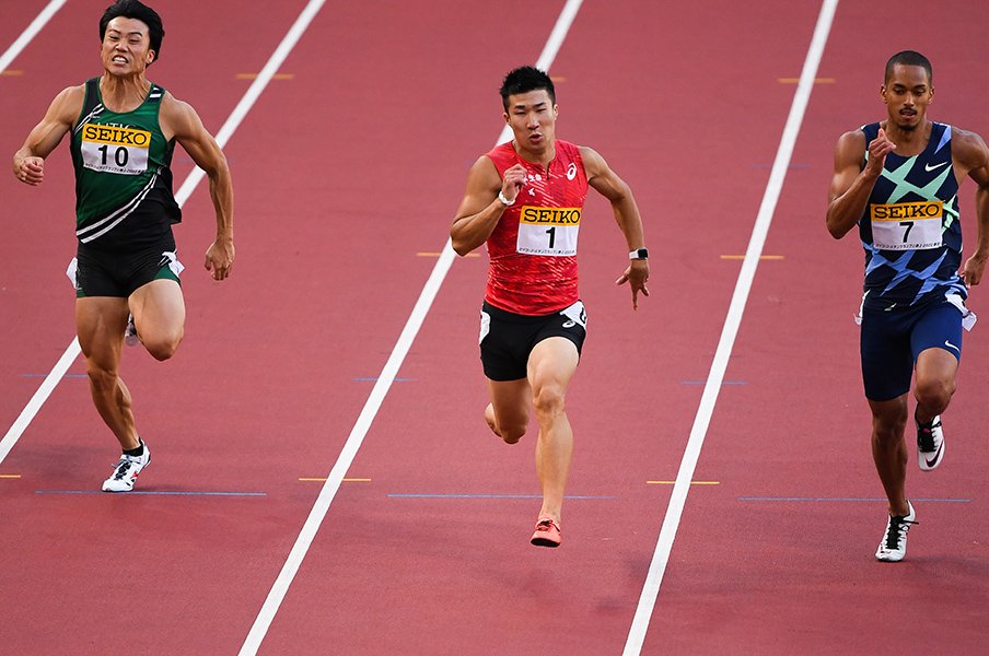 桐生祥秀が新国立の初代王者に。トップ選手の違和感から見えること。<Number Web> photograph by Asami Enomoto