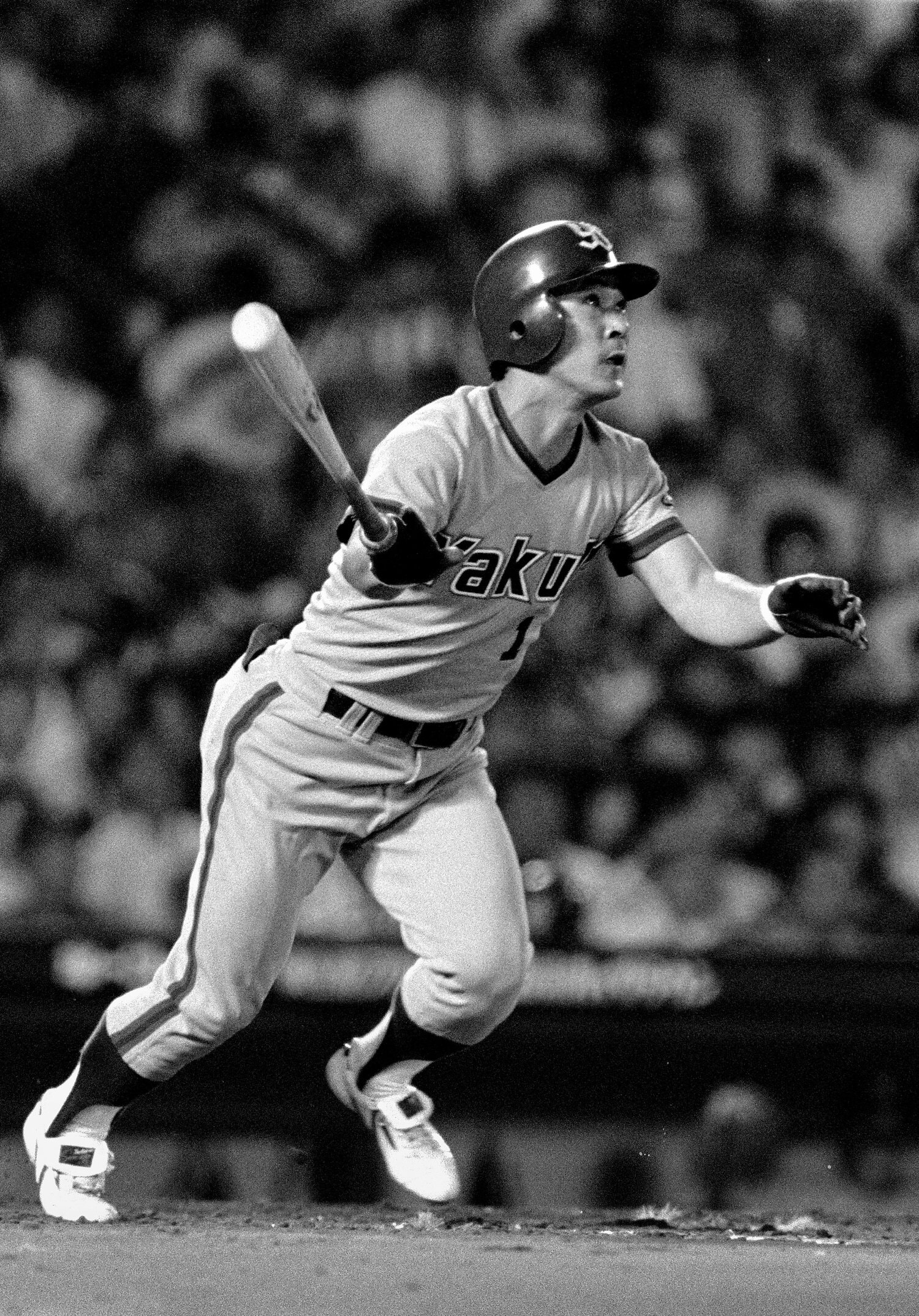 スワローズ一筋で通算2173安打を記録した「小さな大打者」若松勉 ©JIJI PRESS