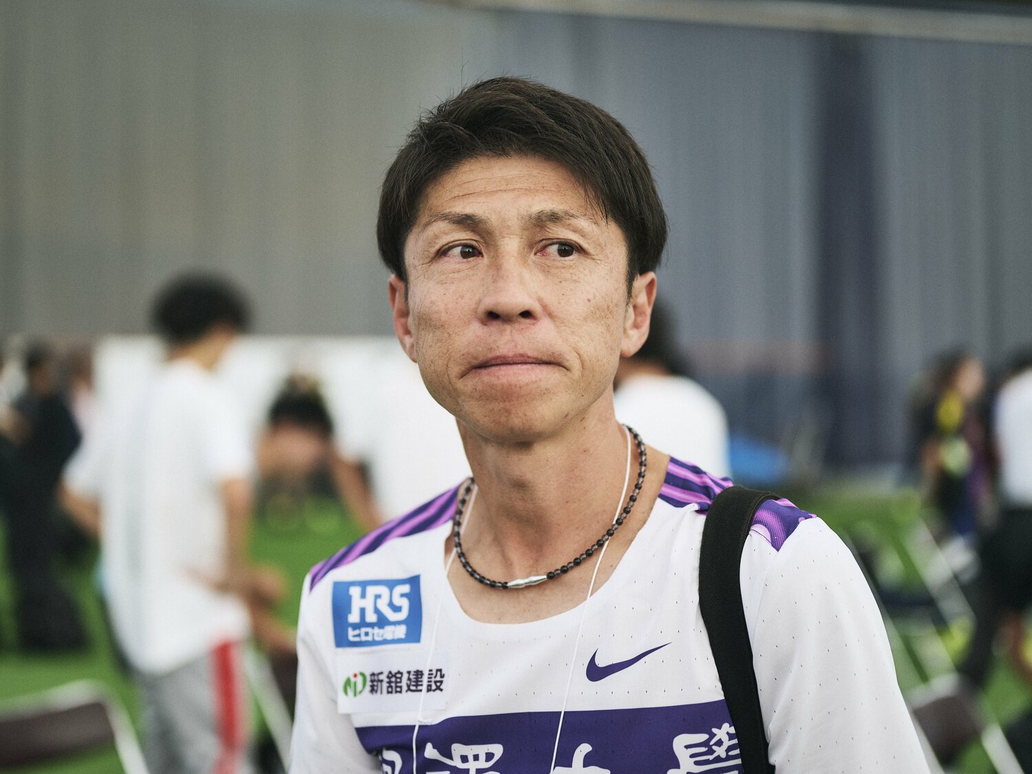 早稲田大の強さに脱帽、という表情だった駒澤大・藤田監督 ©Yuki Suenaga