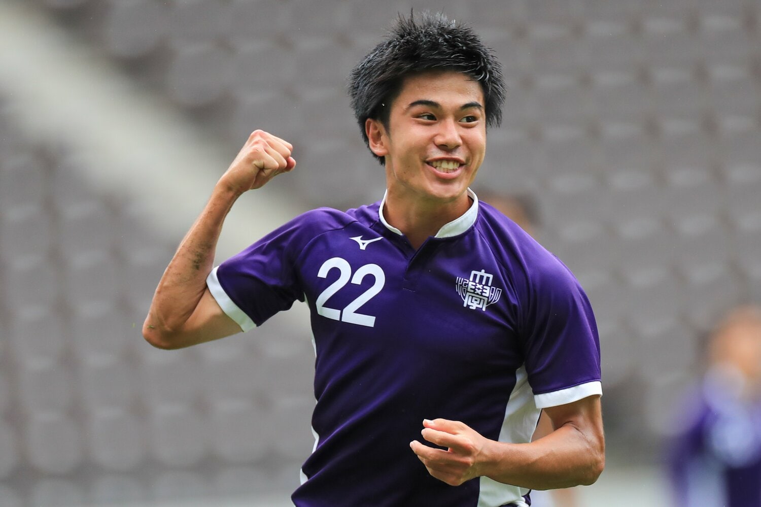 “将来のJリーガー”が揃う明治大で頭角を現した頃の林幸多郎（2021年）　©︎AFLO SPORT