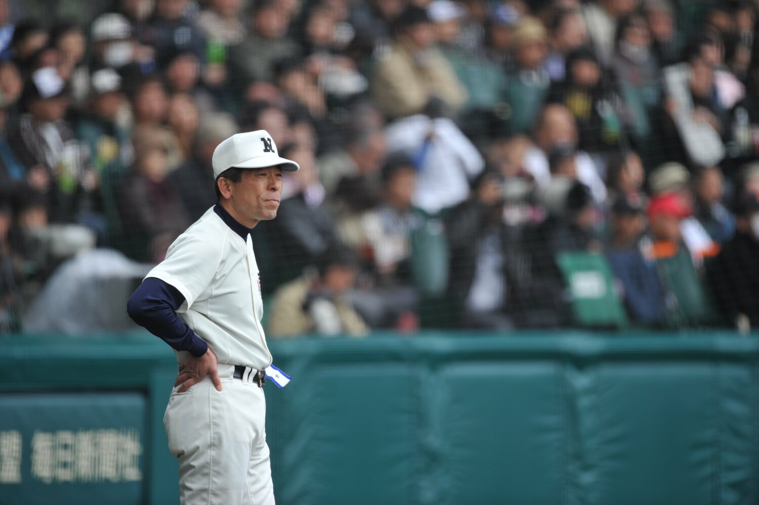 日大三高監督時代の小倉氏(撮影は2010年) ©Hideki Sugiyama